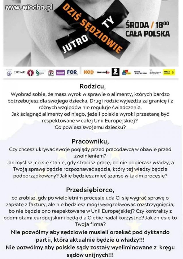 Dziś sędziowie 