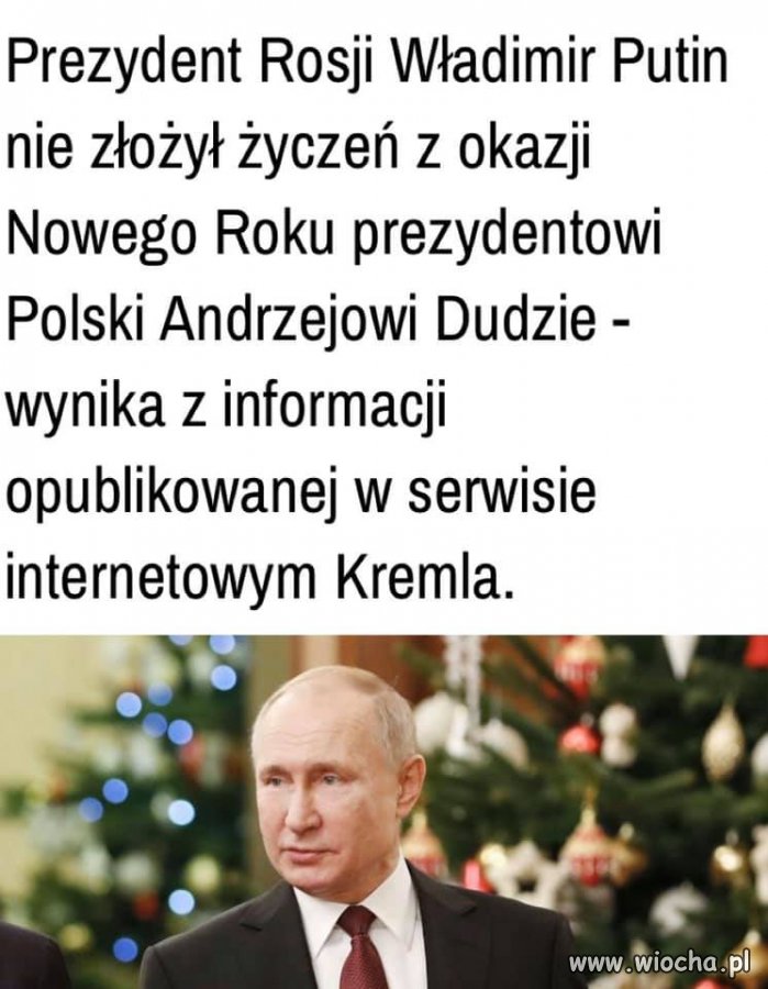 A po co? Wystarczy, że pozdrowił Jarkacza i ...