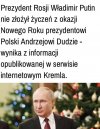 A po co? Wystarczy, że pozdrowił Jarkacza i ...