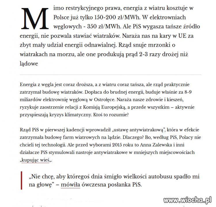 Cały pis i jego racjonalizm