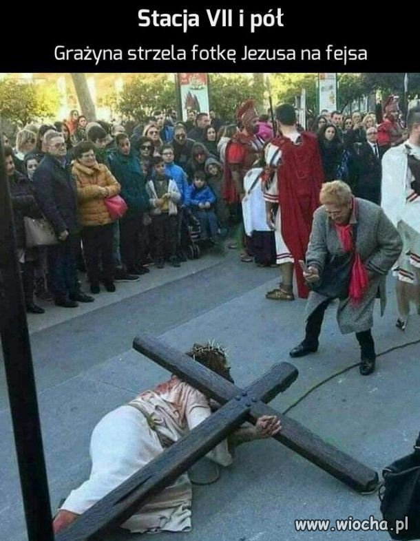 Grażyna strzela fotkę 