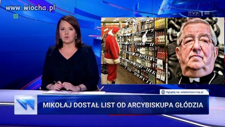 Mikołaj dostał list.