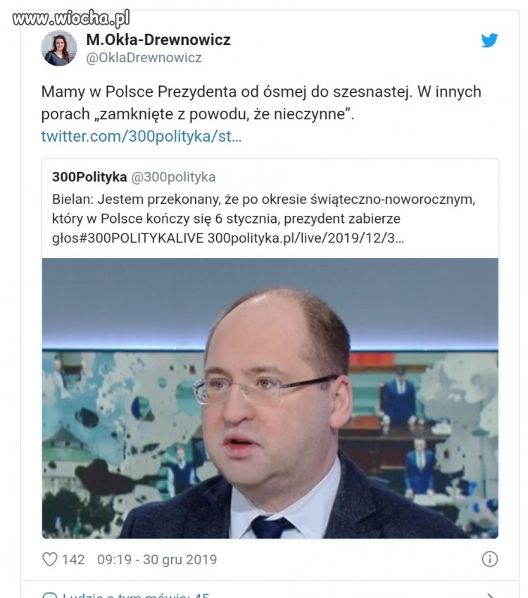 Prezydent Polski pracuje jak powiatowy urzędas