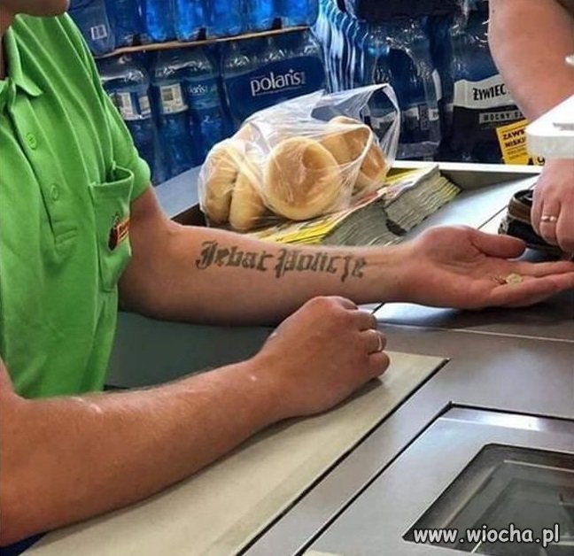 W pewnym markecie ...