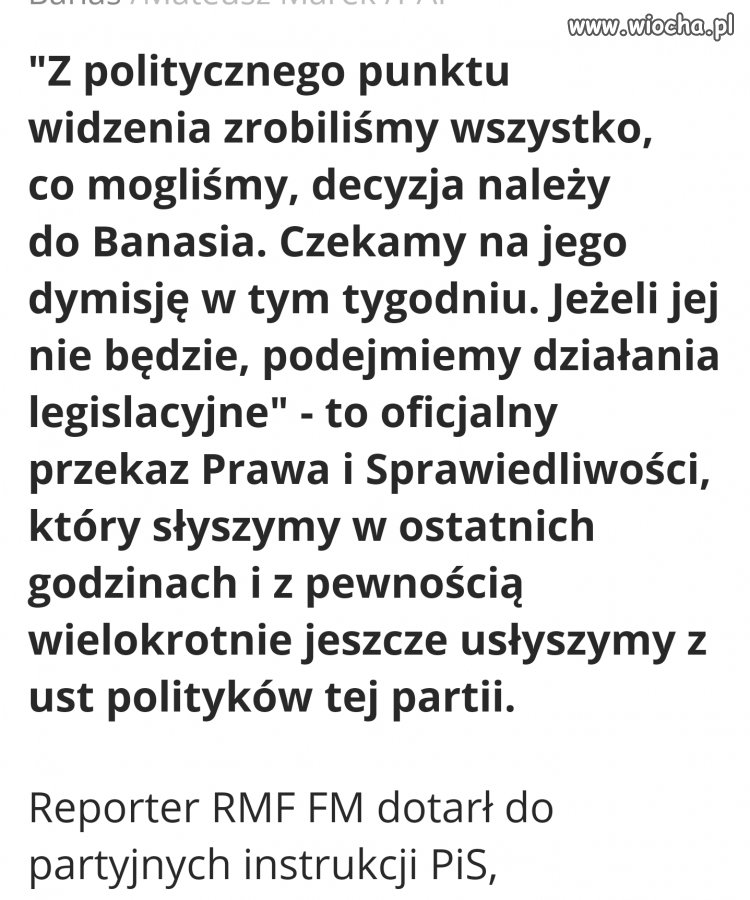 Tak wygląda kręgosłup polityków Pis
