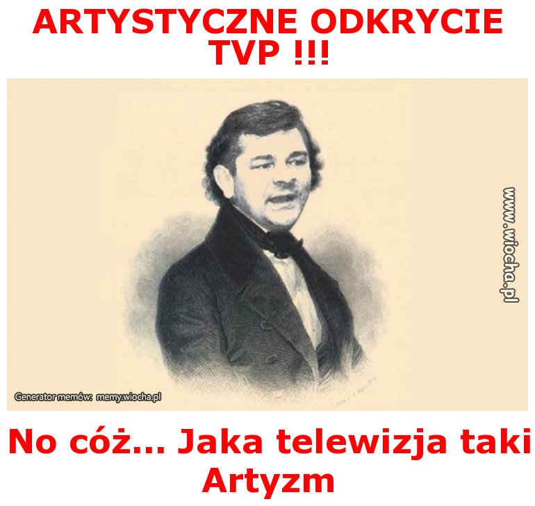 ARTYSTYCZNE ODKRYCIE TVP !!!