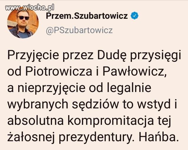 Zapewne wyborcy tej partii są dumni