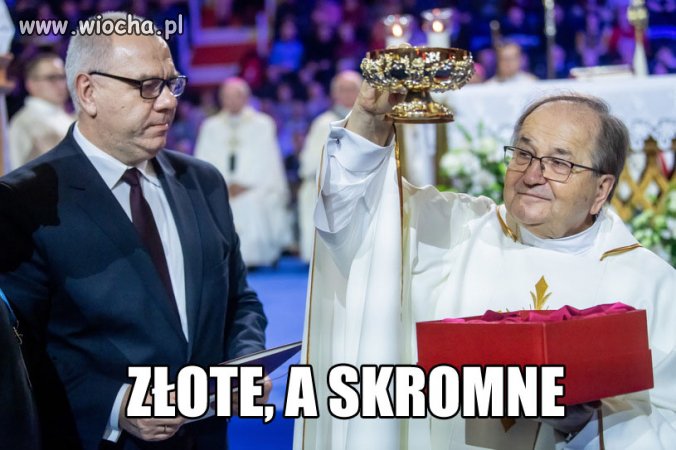 Złote, a skromne