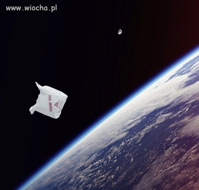 Plastikowa ziemska wiocha