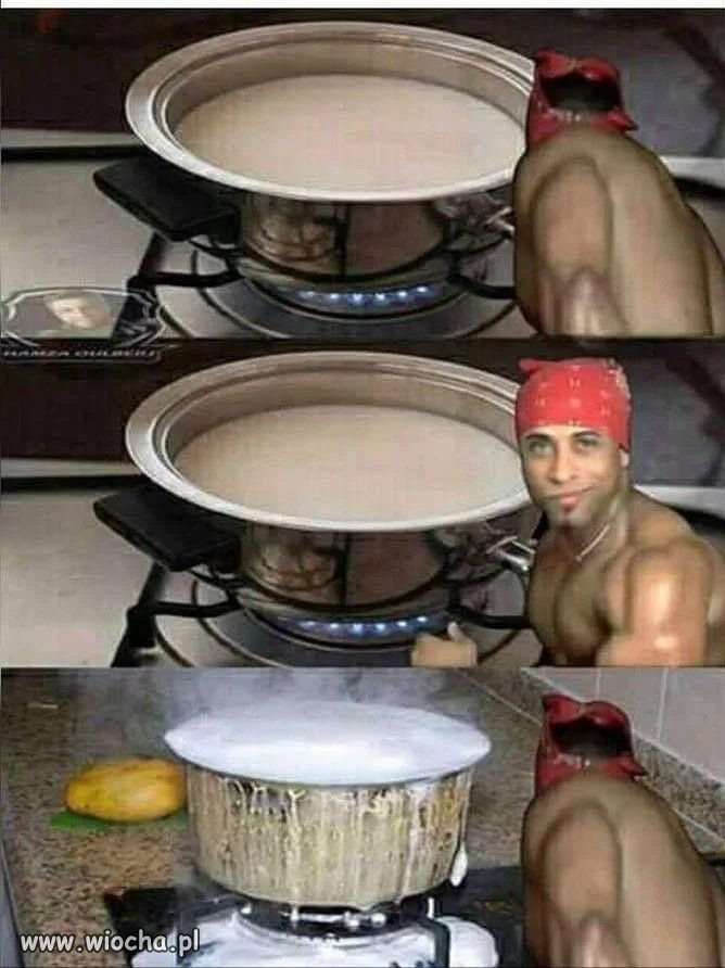Kiedy gotujesz mleko