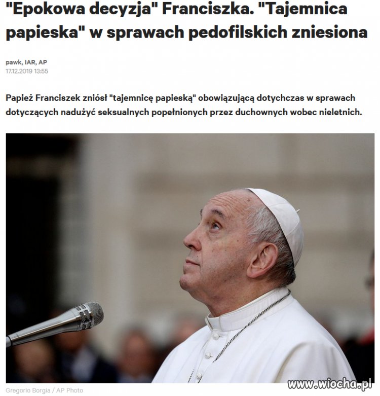 Jestem z tych, którzy będą wołać: Santo Subito