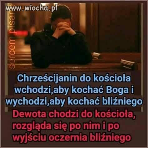 Dewota w kościele 