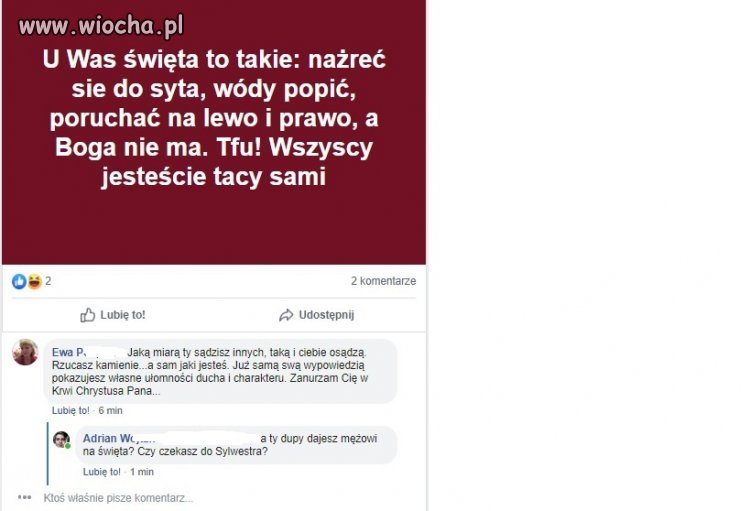 Adrian od płaskiej ziemi odleciał.