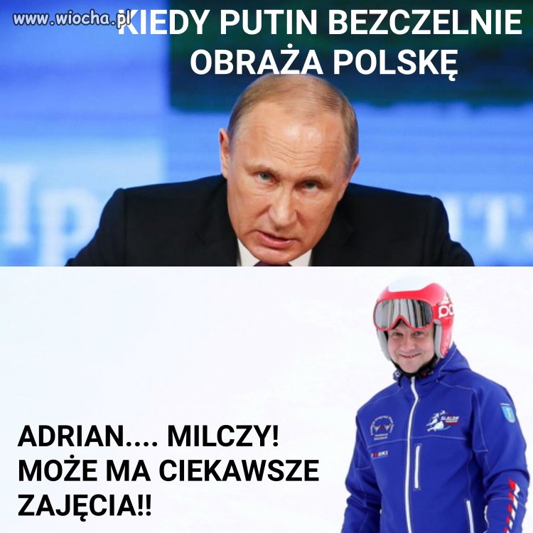 Pomyślcie! Putin wysyła na nas tanki! Co zrobi?