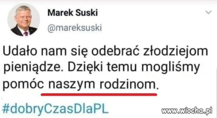 Ukradli i dali swoim rodzinom