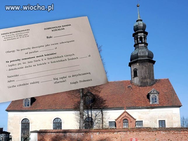 Zamiast koperty ma być danina