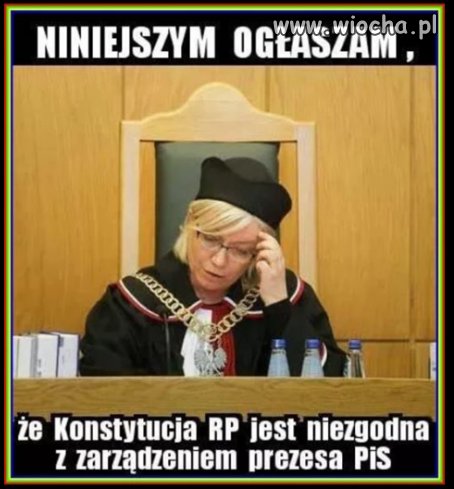 Niniejszym ogłaszam.  
