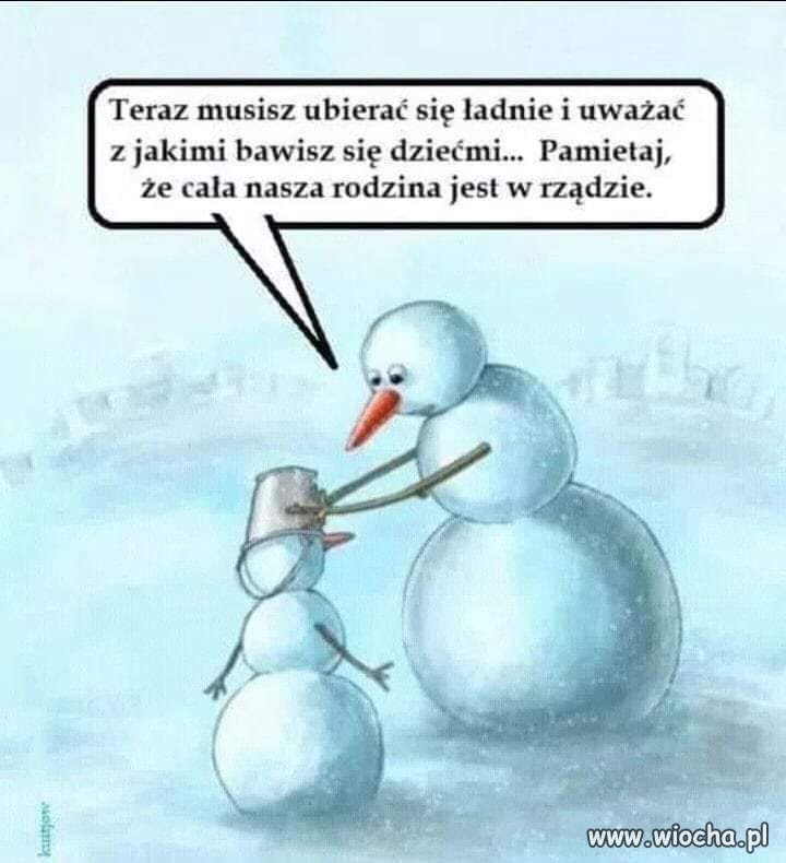 Tak będzie gdy spadnie śnieg ...