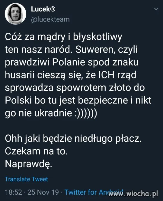 Sprawa na wagę złota