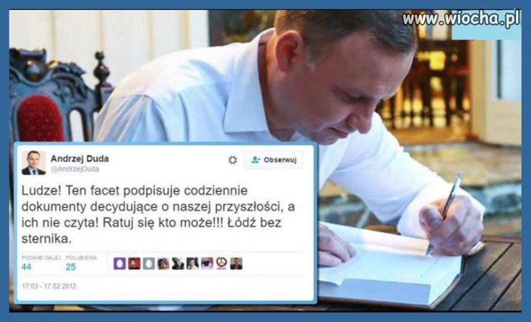 Cóż za samokrytyka ...
