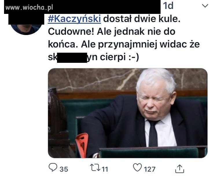 Pan ładny się popsuł, oj jak mi przykro