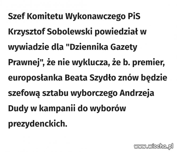 Mam nadzieję, że na obietnicach się nie skończy