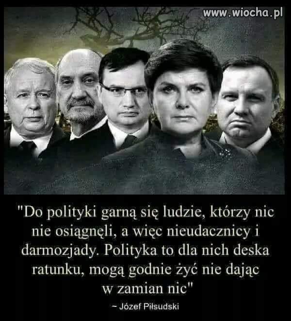 Warto słuchać mądrych ludzi ...