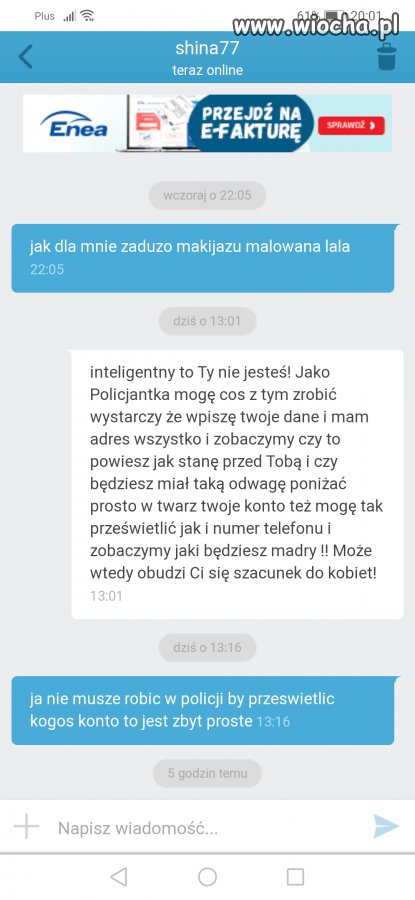 Policja  z tapetą na ryju 