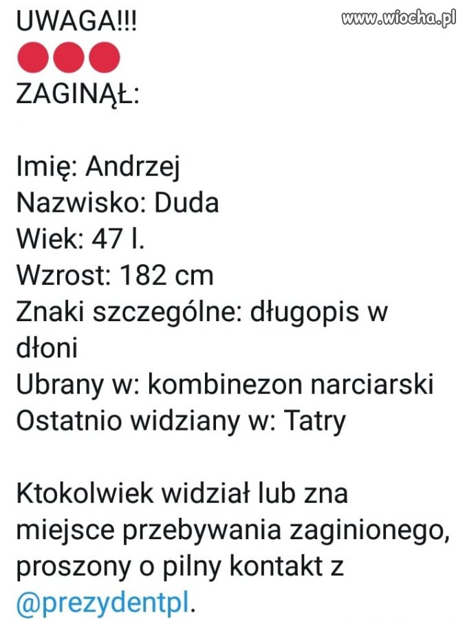 Ktokolwiek widział,ktokolwiek wie ?