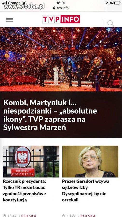 Czołówka strony internetowej