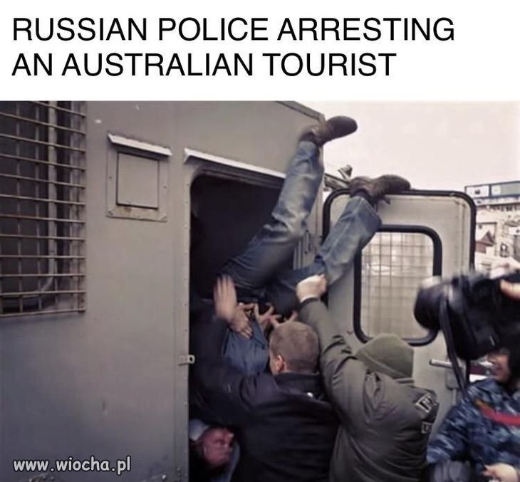 Aresztowanie Australijczyka