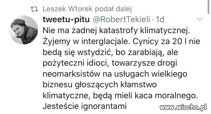 Kolejny prawy uczony, kłamać łatwo.
