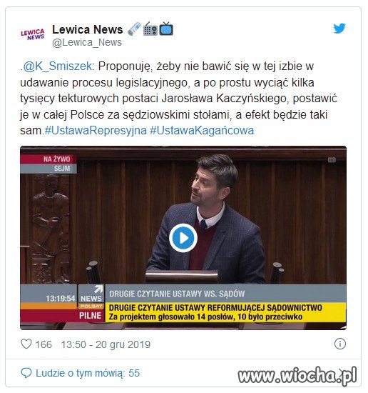 Pozbawiacie obywateli ich podstawowego prawa człowieka,