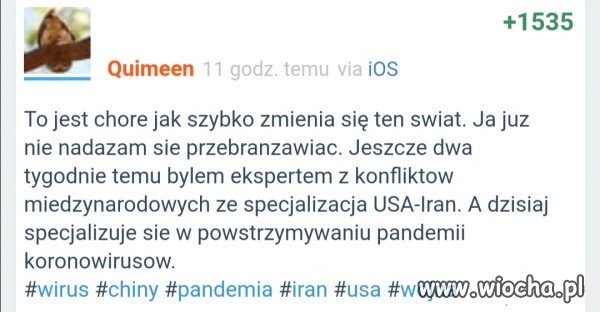 Świat tak szybko