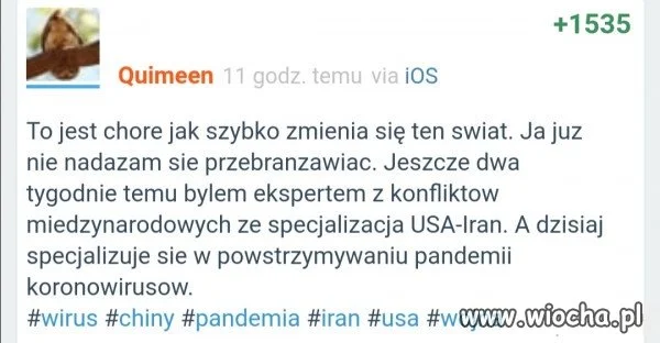 Świat tak szybko