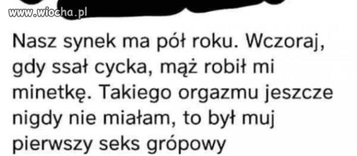 Nie wiem jak to skomentować.