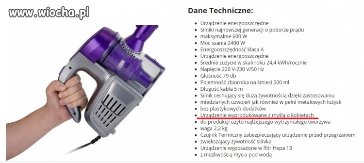 Odkurzanie to nie jest męskie zajęcie...