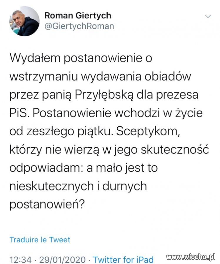 Czy Giertych zagłodzi kaczora ?