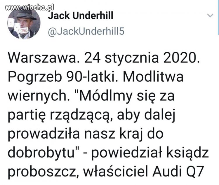 Pogrzeb musiał byś upiornie śmieszny