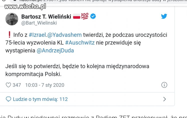 Dzięki pisowi wstaliśmy z kolan...