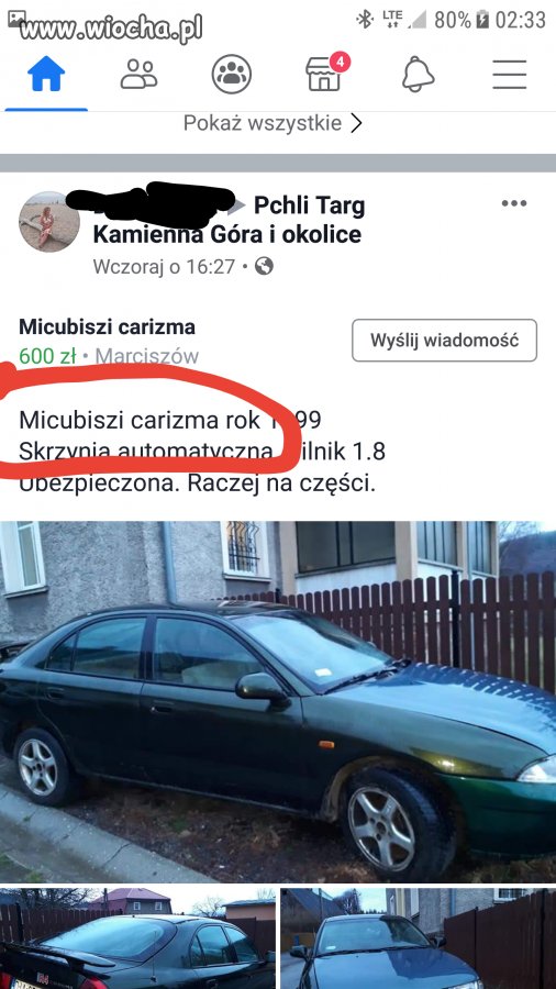 Micubiszi do wzięcia...