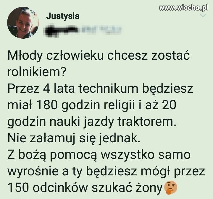 Zostać rolnikiem