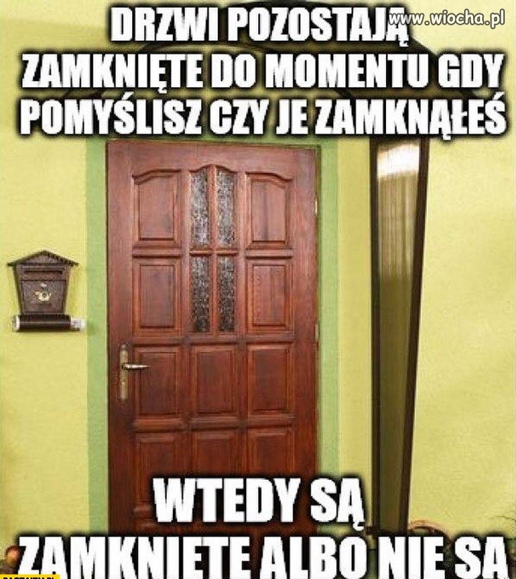 Wychodząc z domu...