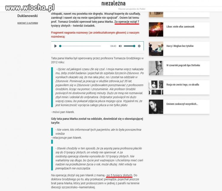 Nagonka na marszałka