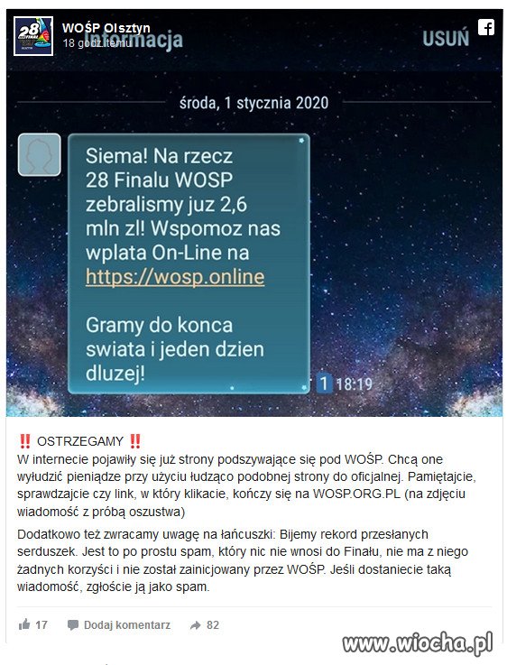 WOŚP dopiero rozkłada namiot