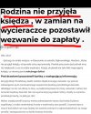 I znów klecha chce kasiorkę.