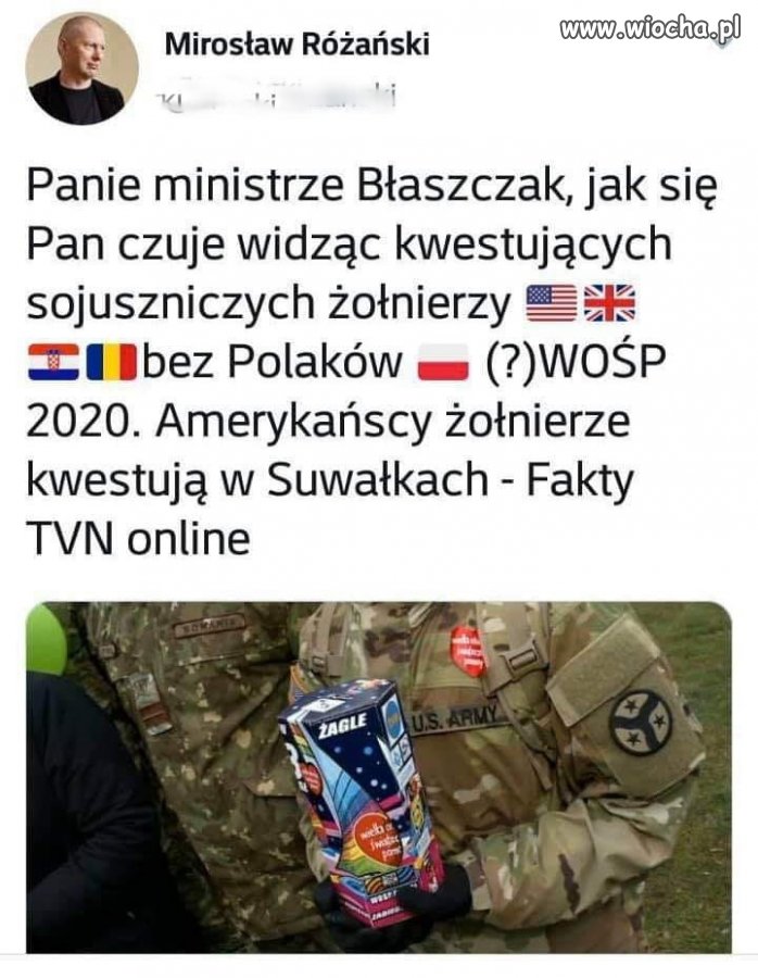 Wstyd mi za Błaszczaka
