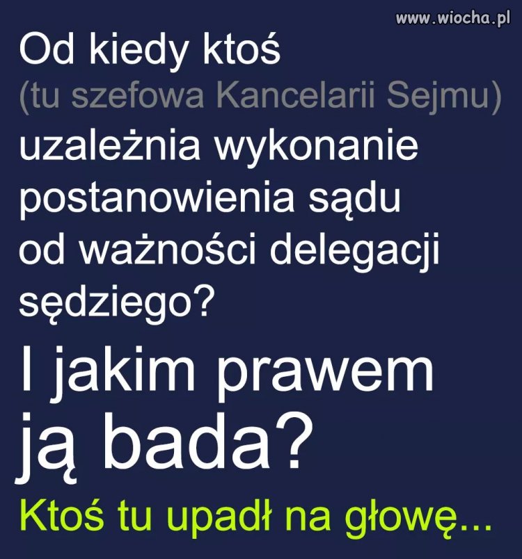 Wyraźnie upadł 
