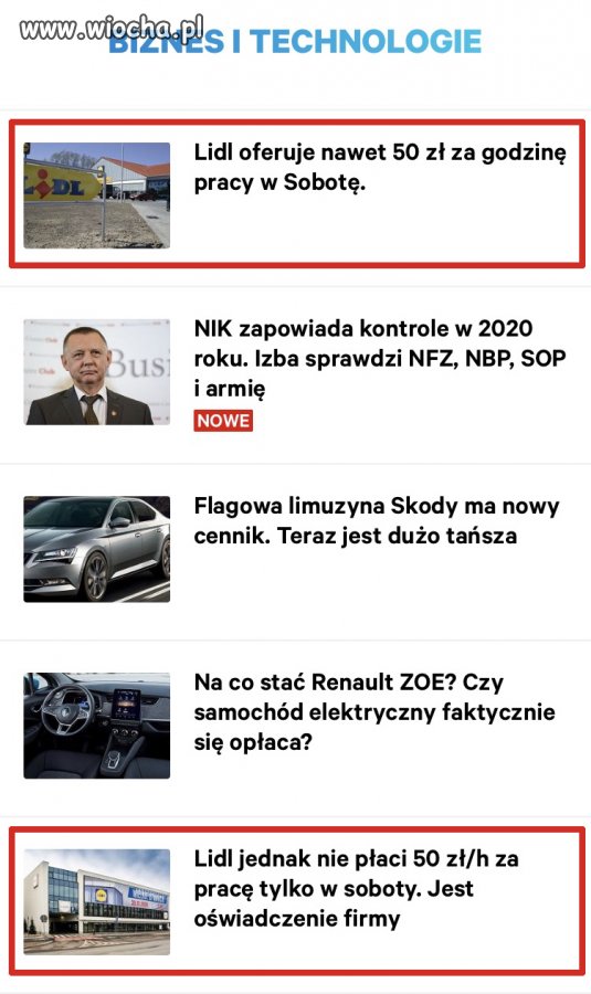 No Lidl nie może się zdecydować...