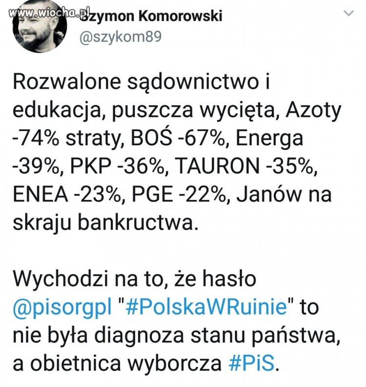 Jest tak źle to czemu jest tak dobrze?